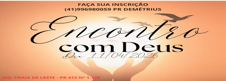ENCONTRO COM DEUS